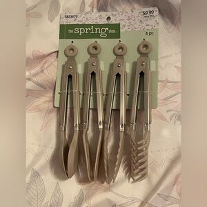 Mini set of Kitchen utensils great for mini crock pots, shower gifts NEW